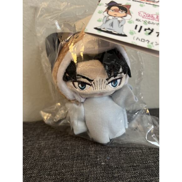 Attack on Titan Animarukko Plush Doll Mascot Levi Ackerman Halloween ver. Animal - Picture 2 of 4